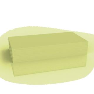 Kommunikationskarten gelb 200x100 mm 250 Stück