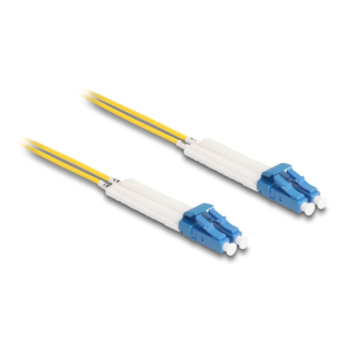 DELOCK LWL Kabel LC Duplex zu LC Duplex Singlemode OS2 winkelbar 10 m