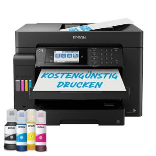 EPSON EcoTank ET-16605 4 in 1 Tintenstrahl-Multifunktionsdrucker schwarz