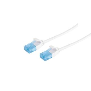 SHIVERPEAKS TP-Patchkabel Cat.6 U/UTP slim weiss 0,3m