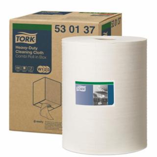 Tork Putztuchrollen Vliesstoff 1-lagig, weiß, 32 x 38 cm, 280 Blatt/Rolle | 1 Rolle