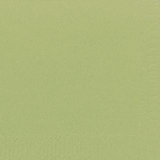 DUNI Zelltuch-Servietten 33 x 33 cm, 3-lagig, 1/4 Falz, 250 Stück/Pack | Uni Avocado >>Abverkauf