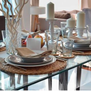 Tischtuchrolle Transparentfolie glasklar "Murano", 130 cm breit | 0,2 mm stark (30 m pro Rolle)