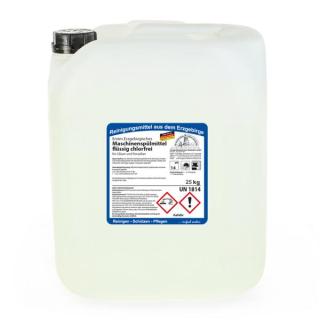 Erstes Erzgebirgisches Maschinenspülmittel flüssig chlorfrei |  25 kg NEU! Jetzt 25 kg statt 30 kg | für Gläser und Porzellan