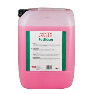 etolit Fettlöser | 10 Liter flüssiger schonender Fettlöser zur Reinigung von fett- und ölverschmutzten Oberflächen