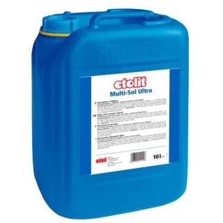 etolit Multi-Sol Ultra | 10 Liter  flüssiger hochaktiver Fettlöser, hochalkalisch, zur manuellen Reinigung von Backgeräten und Kochgeräten
