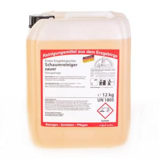 Erster Erzgebirgischer Schaumreiniger, sauer | 12 kg hygienischer Flüssigreiniger für die Fleischwaren- und Nahrungsmittelindustrie