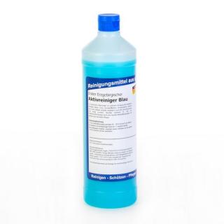 Erster Erzgebirgischer Aktivreiniger Blau |  1 Liter Rundflasche Salmiak verstärkter, hygienischer Aktivreiniger zur laufenden Reinigung wasserbeständiger Böden