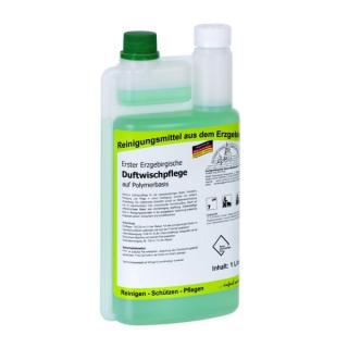 Erste Erzgebirgische Duftwischpflege, kennzeichnungsfrei  | 1 Liter Dosierflasche Wischpflege auf Polymerbasis, Reinigung und Pflege in einem Arbeitsgang