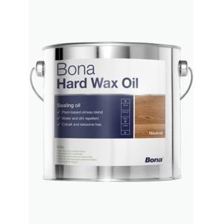 Bona Hardwax Oil halbmatt | 2,5 Liter Hartwachsöl  zur Oberflächenbehandlung für unbehandelte Holzböden (alt: Carl's Hartwachsöl)