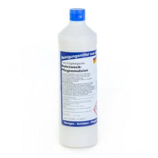 Erste Erzgebirgische Mehrzweck-Pflegeemulsion |  1 Liter hochglänzende Beschichtung, metallsalzfreie Pflegeemulsion mit Selbstglanzeffekt