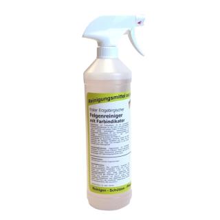 Erster Erzgebirgischer Felgenreiniger mit Farbindikator |  750 ml säurefreier Spezialreiniger für alle Stahl- und Leichtmetallfelgen - auch verchromte, polierte, lackierte und folierte