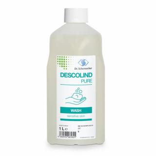 DESCOLIND PURE WASH | 1 Liter Spenderflasche parfümfreie Waschlotion für sensible, trockene Haut