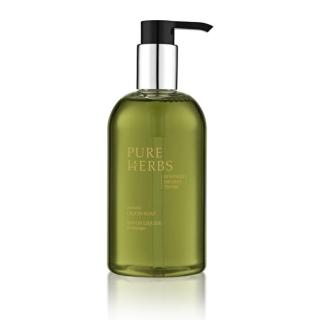 Pure Herbs Flüssigseife | 300 ml Spenderflasche mit Rosmarin, Melisse und Thymian Extrakt