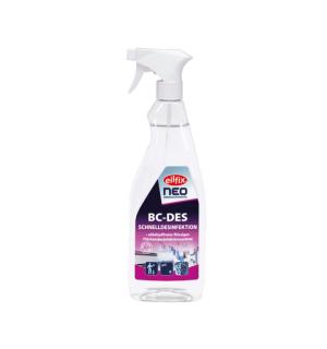 Eilfix ® NEO BC-Des Schnelldesinfektion | 1 Liter aldehydfreies Flächendesinfektionsmittel mit breitem mikrobiozidem Wirkungsspektrum+++ DESINFEKTIONSMITTEL VORSICHTIG VERWENDEN. VOR GEBRAUCH STETS ETIKETT UND PRODUKTINFORMATIONEN LESEN. +++ Eilfix ® NEO BC-Des Schnelldesinfektion | 1 Liter aldehydfreies Flächendesinfektionsmittel mit breitem mikrobiozidem Wirkungsspektrum+++ DESINFEKTIONSMITTEL VORSICHTIG VERWENDEN. VOR GEBRAUCH STETS ETIKETT UND PRODUKTINFORMATIONEN LESEN. +++