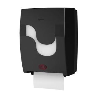 Rollenhandtuchspender "Mastermatic", berührungslose Sensorautomatik | schwarz für Papierhandtücher Artikel 10050