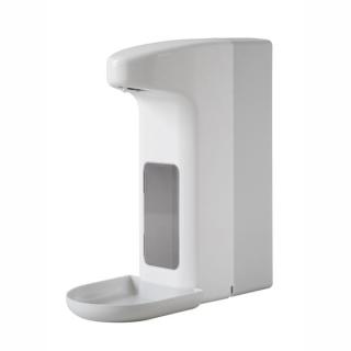 Desinfektions-Spender "Temdex® touchless", weiß/grau | 1000 ml Sensorspender batteriebetrieb, Wandmontage und Standgerätl