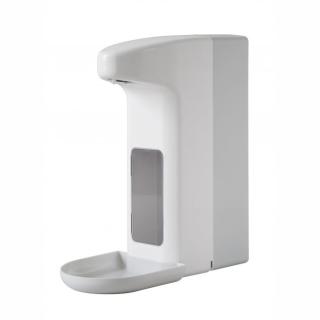 Desinfektions-Spender "Temdex® touchless", weiß/grau | 500 ml Sensorspender batteriebetrieb, Wandmontage und Standgerät