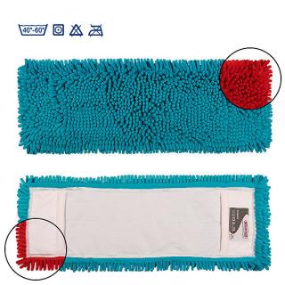 Chenille-Mopp "Octopus" 50 cm | Farbe: blau Material: Mikrofaser, Aufnahme: Tasche