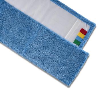 Mikrofasermopp "SPEED", Universalmopp blau | 40 cm Material:  blaue Mikrofaser-Schlinge mit eingearbeitem Wasserdepot-Vlies, Aufnahme: Tasche
