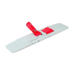 Mopp-Halter/Klapphalter "Master Clip" 40 cm | grau/rot für Mopp-Bezüge mit Taschen, passender Stiel Artikel 34038, 57516, 68775 