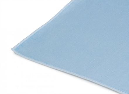 Mikrofasertuch Glas- und Geschirr-Reinigungstuch 50 x 70 cm | blaumit feiner und gerippter Oberfläche, waschbar bis 90°C