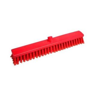 Hygiene - Besen 47 cm rot | Außengewinde mit Innensechskant geeignet für die Arbeit mit Wasser und Reinigungsmitteln, nicht geeignet für die Backindustrie