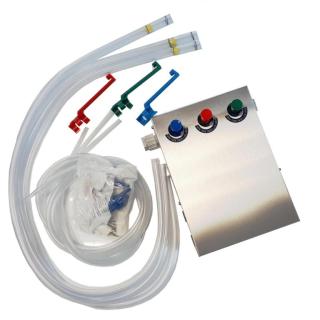 Dosiersystem/Dosiergerät/Dosierpumpe "StreamLine SP7303" | Edelstahl für 3 Reinigungsmittel zur Flaschen/Eimer/Kanister-Befüllung mit Druck-Drehknopf