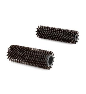 Zubehör/Ersatzteil: Floorwash Bürstenset für Floorwash Bodenreinigungsmaschine F35 | Farbe braun Bürstenset (1x 34 cm + 1x 28,5 cm) mit weichen Borsten