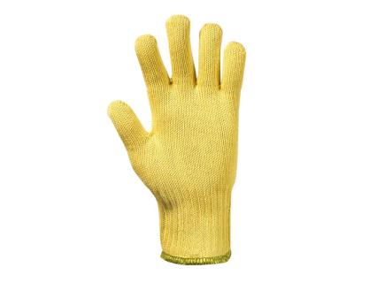 Kevlar® Doppelfingerhandschuhe F-V | Größe 10 außen Aramid Kevlar, innen Baumwolle, EN420, EN388: Mechanische Risiken: 134X EN407: Hitze und Feuer: 42X2XX 
