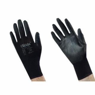 ULITH® Feinstrick-Montagehandschuh, schwarz | Größe 8 (M) Arbeitshandschuh gemäß EN 420 und EN 388 (CE-CAT II)