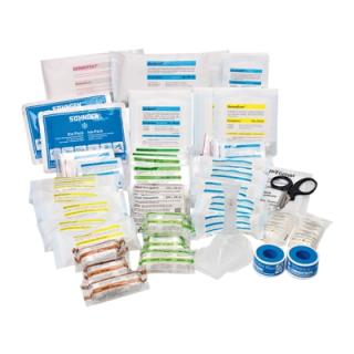 SÖHNGEN Verbandkasten-Füllungen Industrie Norm nach DIN 13169 (bestehend aus 2 Kartons = 1 Pack)besonders hochwertiges Erste-Hilfe-Nachfüllpack mit Air-Vita Bi-Protect Beatmungshilfe