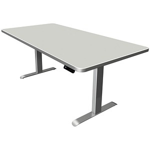 kerkmann Sitz-Steh-Schreibtisch Move 3 Premium, lichtgrau