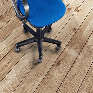 WESEMEYER Bodenschutzmatte für glatte Böden rechteckig, 200,0 x 116,0 cm