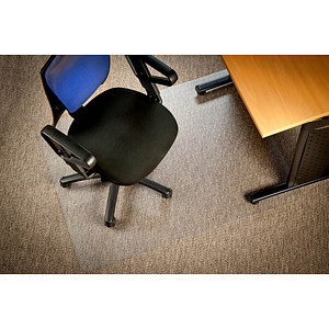 WESEMEYER Bodenschutzmatte für Teppichböden rechteckig, 75,0 x 120,0 cm