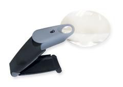 CARSON FH-25 FreeHand Lupe mit abknickbarem Griff = Fuß (FH-25)