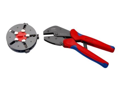 KNIPEX MultiCrimp® mit 3 Wechseleinsätzen, 97 33 0