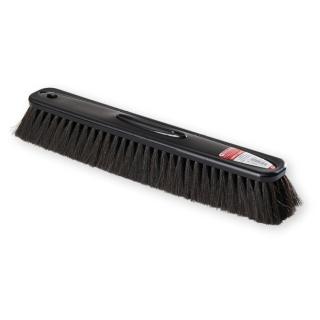 Zimmerbesen 40 cm, Körper: Kunststoff grün, Borsten: Besenhaarmischung, Simply-Quick-System