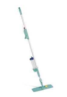Bio-Dosiersystem/Bio-Pro-Dosiergerät mit Mopp-Halter "Wet-Disinfection" 50 cm + Bio-Flasche 1 Liter | blauErsetzt den Reinigungswagen, da die Dosierung der Reinigungslösung direkt am Stiel erfolgt.