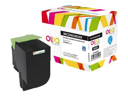 ARMOR OWA Toner komp. LEXMARK 80C0X10 / 802XK schwarz (8000 S.)