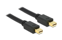 DELOCK Kabel mini DisplayPort St / St 1,0m schwarz