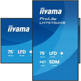 IIYAMA LH7575UHS-B2AG 190cm (75")