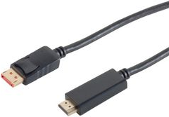 S-CONN shiverpeaks BASIC-S DisplayPort - HDMI 1.4 Kabel, 2,0 m DisplayPort Stec