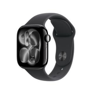 APPLE Watch S11 Aluminium 42mm Diamantschwarz (Sportarmband schwarz) M/L