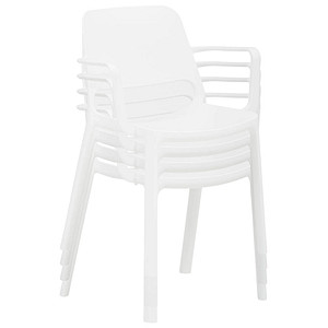 4 Mayer Stapelstühle myNUKE 2051 61 weiß Kunststoff