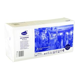 Zelltuch-Servietten 24 x 24 cm, 3-lagig, 250 Stück/Pack weiß DUNI 168413