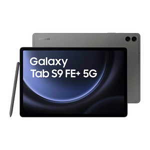 SAMSUNG Galaxy Tab S9 FE+ 5G Tablet 31,5 cm (12,4 Zoll) 128 GB grau