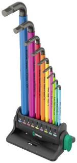 WERA 950/9 Hex-Plus Multicolour 3 Winkelschlüsselsatz
