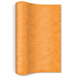 PAPER+DESIGN Tischläufer Vlies, 400 x 25 cm, textilartig | mit Motiv "Pure orange" 
