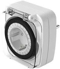 ANSMANN Mechanische Zeitschaltuhr Outdoor AES7, weiß